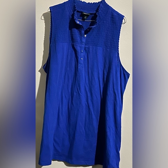 torrid Tops - Torrid Blue sleeveless top- size 2- bright blue